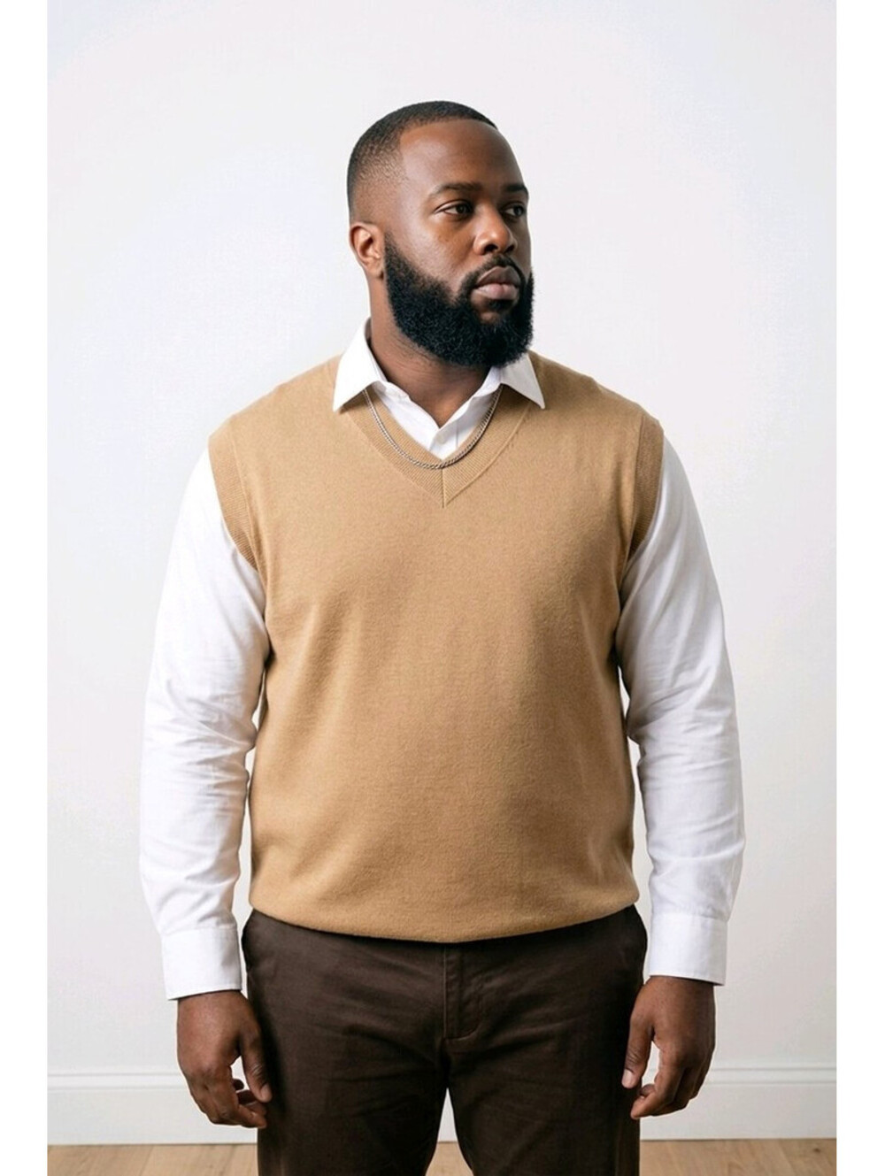 The Drop Men's V-Neck Sweater Vest sz XXL